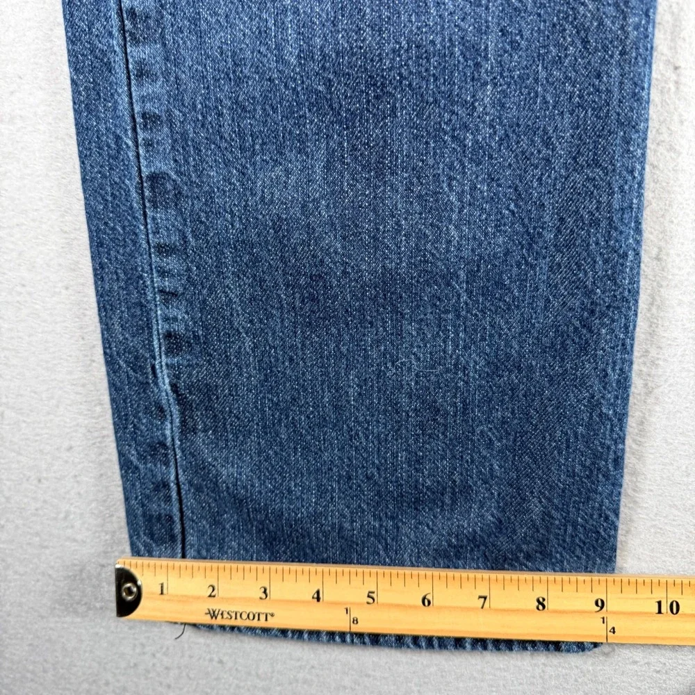 Unionbay Mens Straight Leg Blue Denim Jeans Medium Wash YB33932 36x32